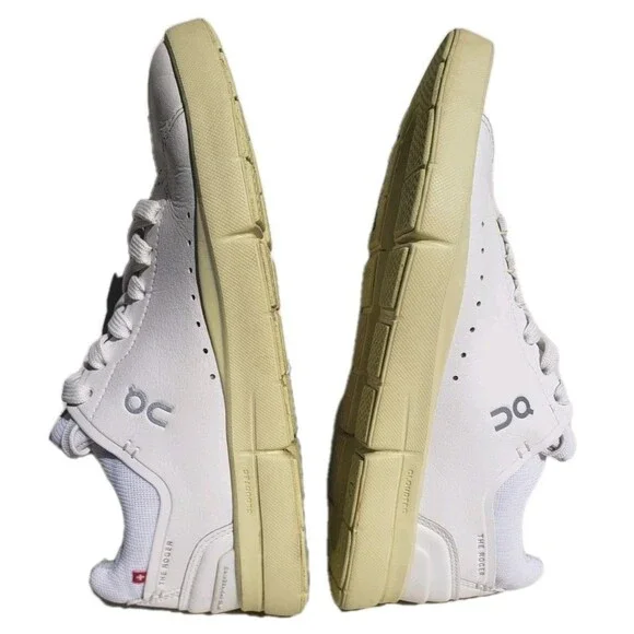 On Cloud THE ROGER Advantage Womens Running Shoes White Hay Size 6.5 - Picture 9 of 16